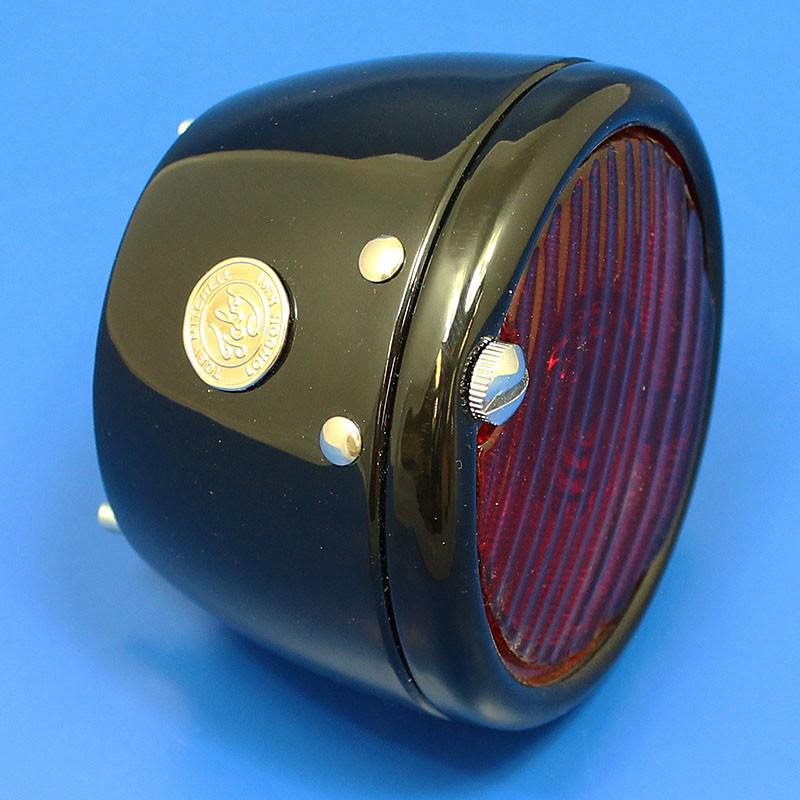 'Toby' round rear lamp - Equivalent to the Lucas ST38 or 'Pork Pie' type