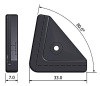 Rubber bonnet corner