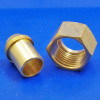 Solder type nut and nipple