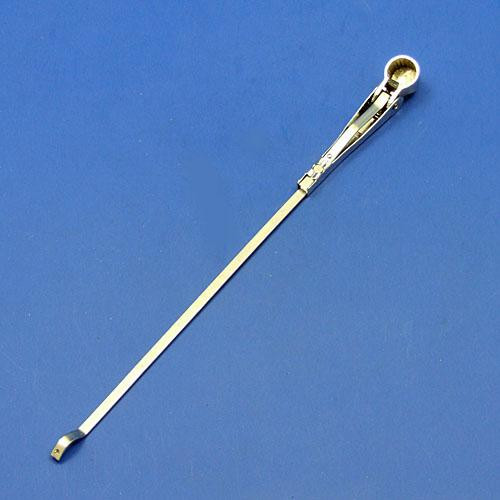 585s Wiper arm Spline shaft attachment, chrome, wrist end blade