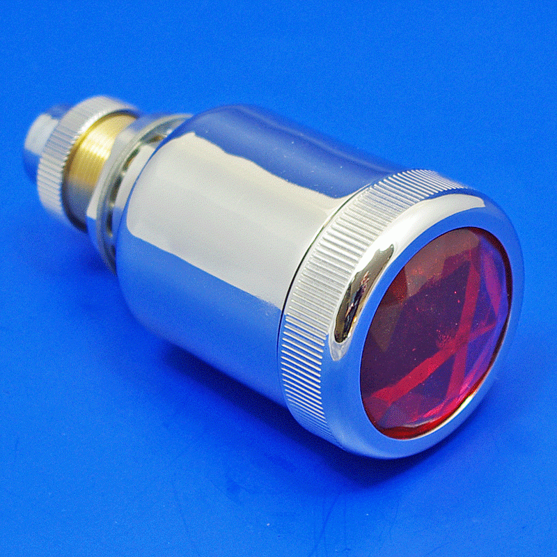 Rear lamp equivalent to Lucas L582 model with glass prismatic lens