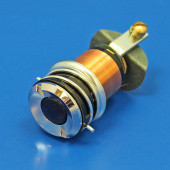 842B-12V: Ignition/indicator warning lamp equivalent to Lucas WL3 - Chrome Bezel - blue 12 volt from £32.23 each