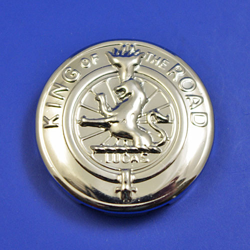 Lamp style badge medallion