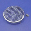 9" Headlamp stone guard PAIR - Flat, chrome or nickel plated