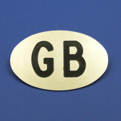 474: GB plaque - Engraved aluminium 190mm x 110mm from £25.80 each