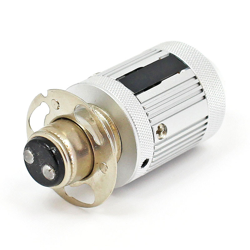 Warm White premium 6, 12 & 24V LED Headlamp with LENS - APF P15D 30 base