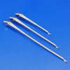 Wiper arm - Post war pattern, chrome, to suit 3/16" or 1/4" diameter drive shaft with wrist end fitting