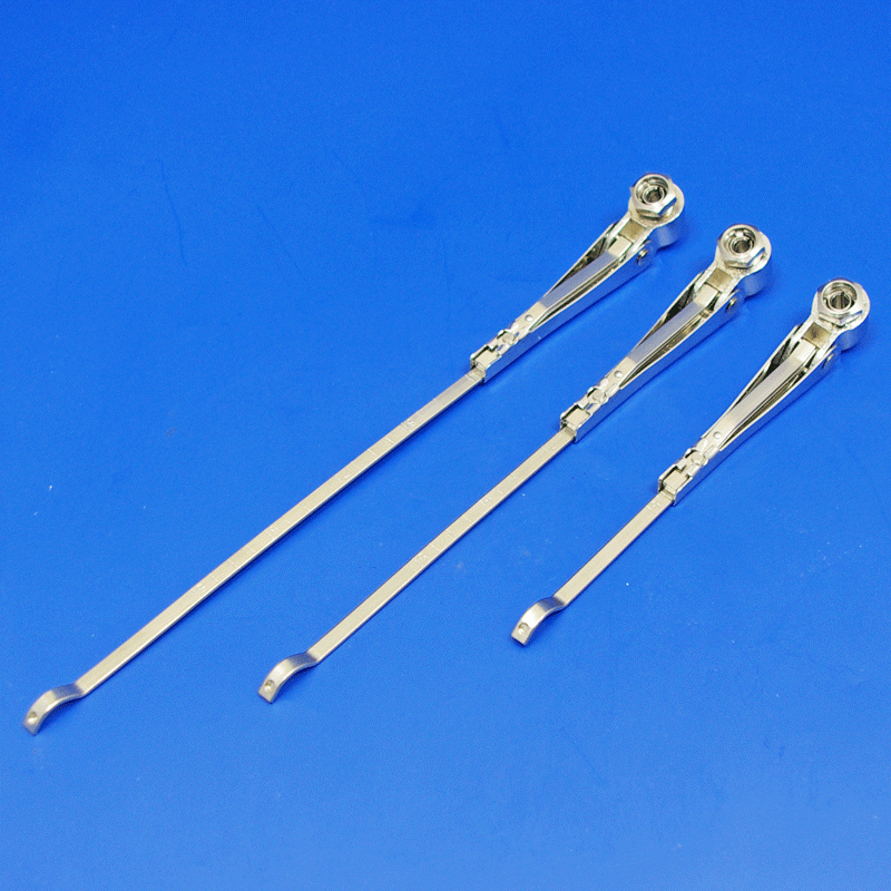 585 wiper arm chrome, wrist end Wiper Arm Windscreen Wiper Motor