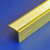 Brass running board edge strip