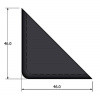 Holdtite rubber bonnet corner