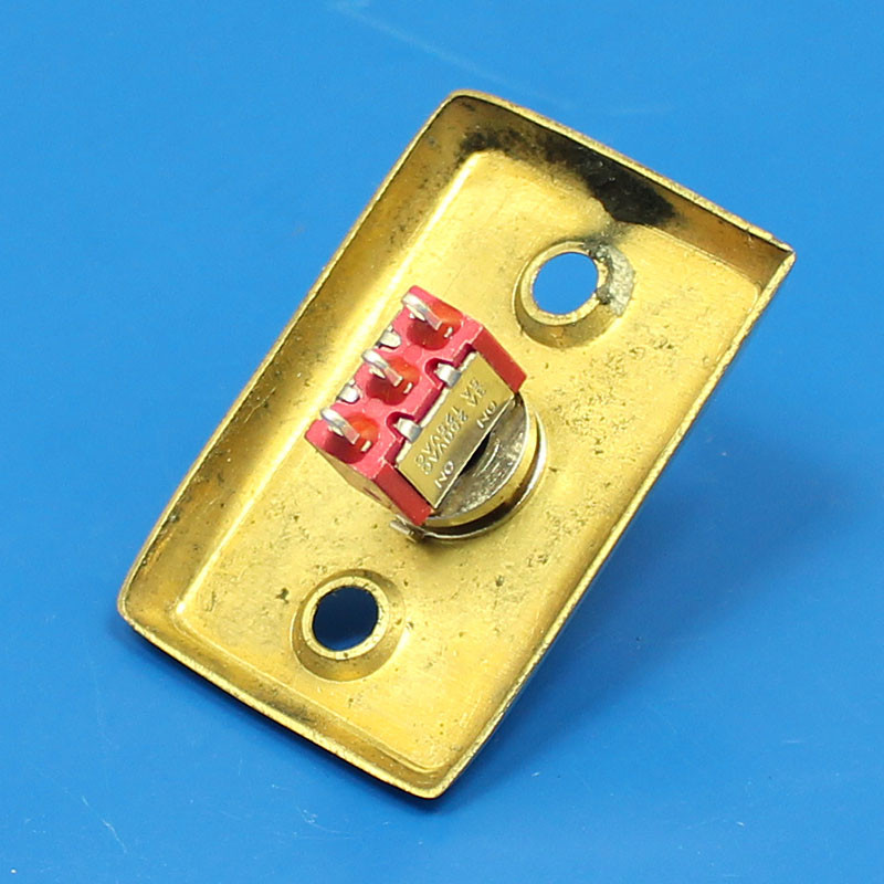 Interior light toggle switch with cover plate