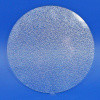 Flat glass lens with diffused pattern - 4mm thick and 8 9/16” diameter