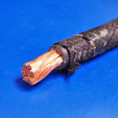 801A: Battery cotton braid cable 300amp from £21.50 metre