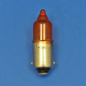 B418: 12 volt 23 watt single contact MCC BA9S AMBER indicator bulb from £1.76 each