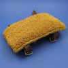 Running board mat - Stitched Coconut mat with leather straps