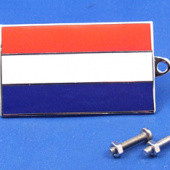 591NL: Enamel nationality flag badge / plaque Holland from £11.16 each