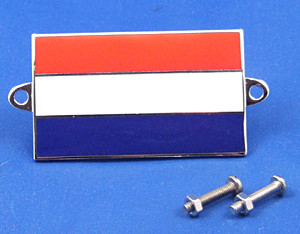 Enamel nationality flag badge / plaque Holland