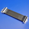 Door check retainer leather - Large with chrome fittings