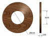 Wood friction disc - Early type, for 302