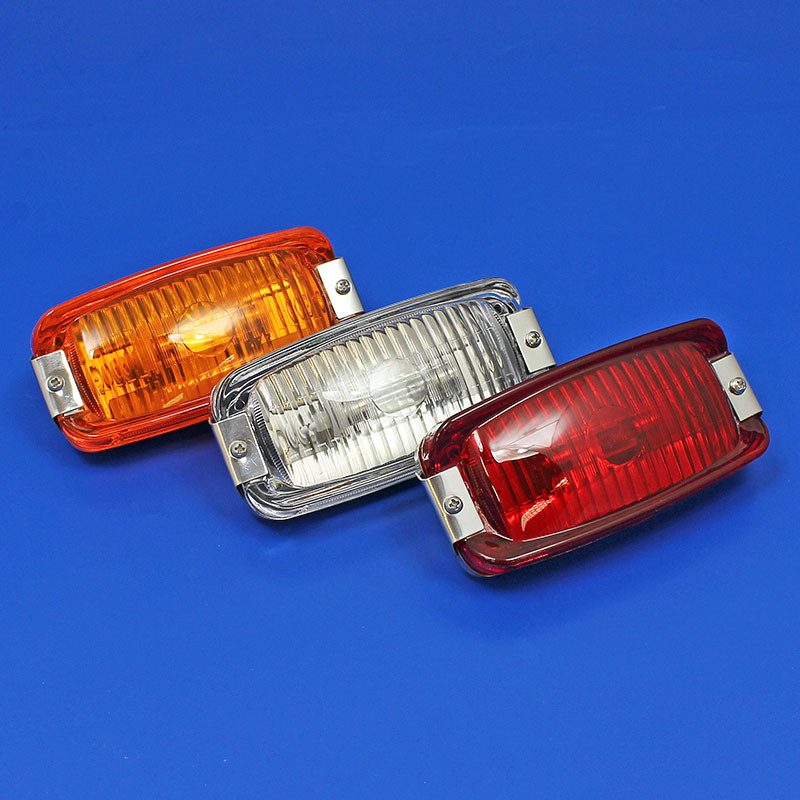 Rear, fog, indicator or reversing lamp (flush mounting) - Red, Clear & Amber