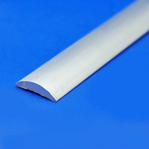 Aluminium strip 19mm half round