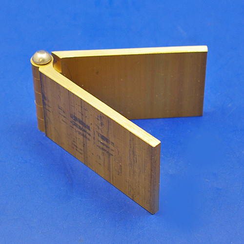 Brass door hinge - Undrilled, 2" x 4"
