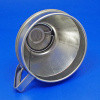 Funnel with strainer - Removable nozzle and strainer gauze