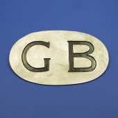 582: GB plaque - Cast aluminium 290mm x 170mm from £32.63 each