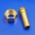 3/8" BSP female nut with barbed hose fitting for 3/8" ID pipe