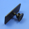 Black plastic suction mirror - large