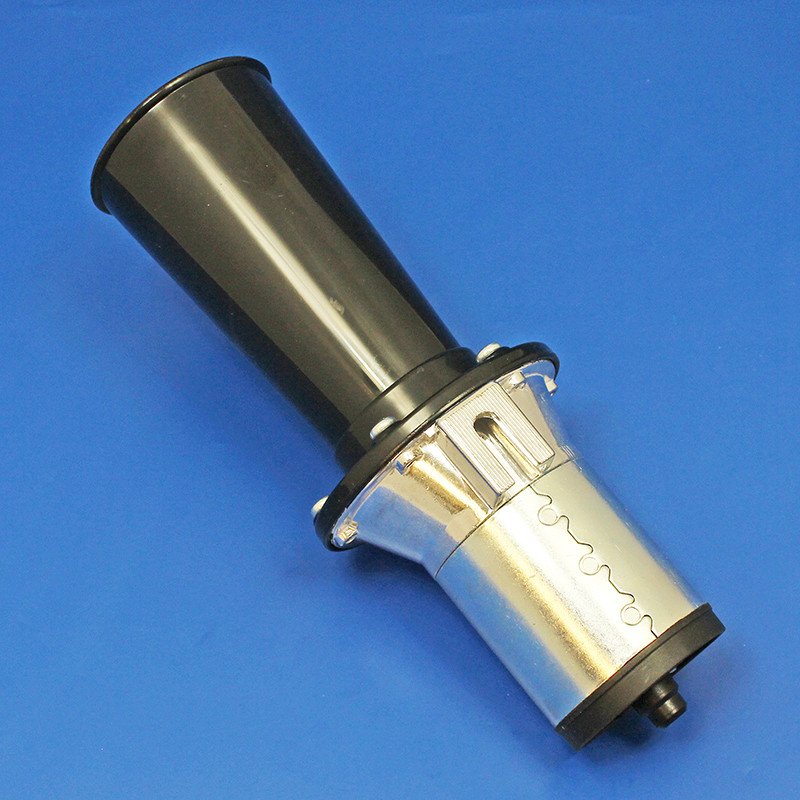 Klaxon horn in black - 12V
