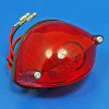 Rear motorcycle lamp - equivalent to Lucas 529 model
