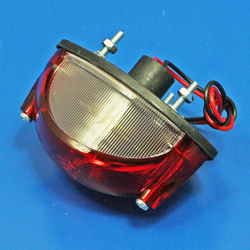 Rear motorcycle lamp - equivalent to Lucas 529 model