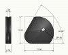 Rubber bonnet corner
