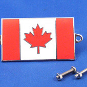 591CA: Enamel nationality flag badge / plaque Canada from £11.16 each