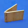 Brass door hinge - Undrilled, 2 1/2" x 4"