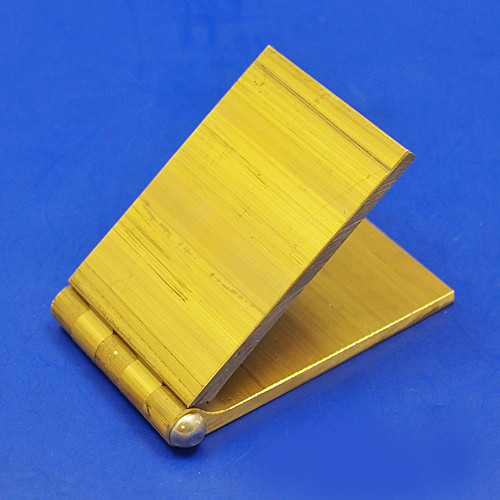 Brass door hinge - Undrilled, 2 1/2" x 4"