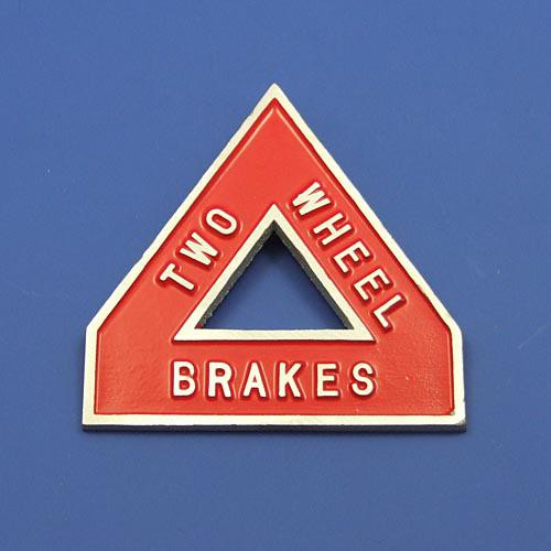 CA645: 2 Wheel brake sign - GB, UK, Letters Other Rear Plaques ...