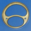 Polished Stainless Steel Tail Light Rim - for split lens Duolamps