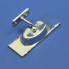 Dash mounted rear view mirror - XK120 type