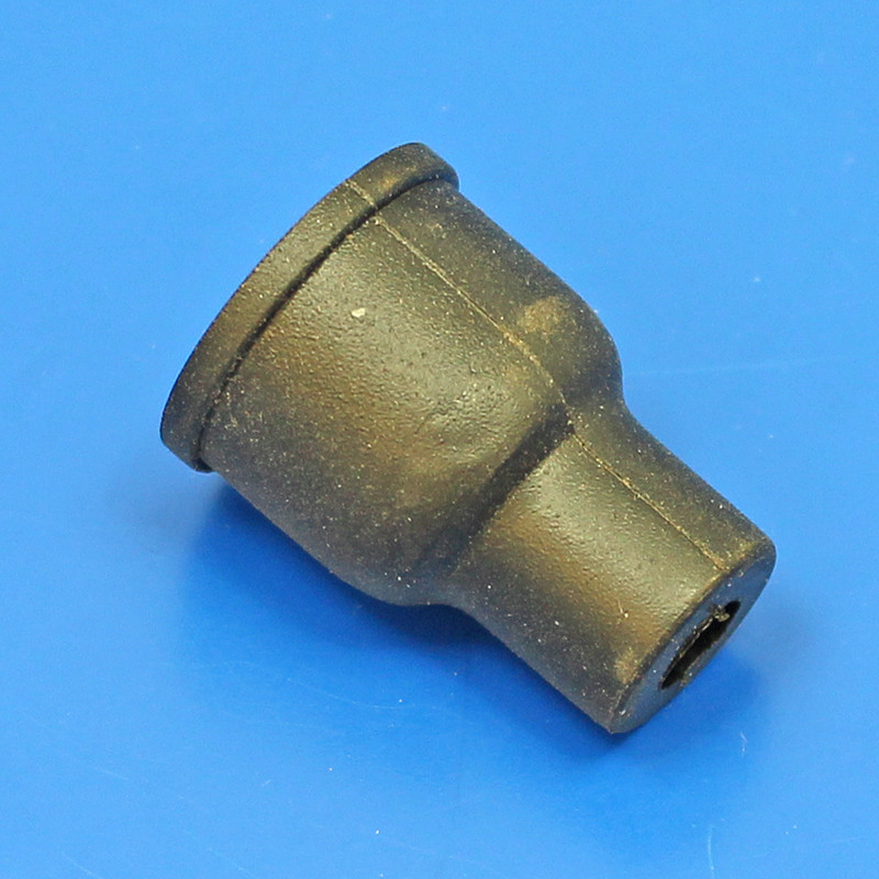 Straight insulator cover for distributor cap or coil terminal
