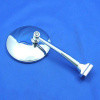 Circular clamp on mirror - 4 1/2" diameter, long arm