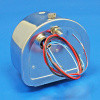 Rear 'D' lamp LED (equivalent to the Lucas ST51 lamp with split lens) with INDICATOR conversion - Chrome finish - Fitted LED light Board