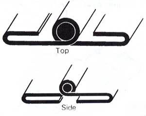 Bonnet hinge - folded type 4ft (1220mm) length