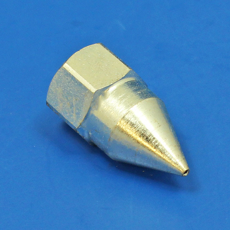 Conical connector for damaged grease nipples