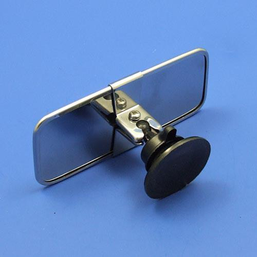 Stainless steel suction rear view mirror