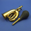 Motor horn - brass double twist bugle