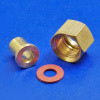Oil pressure pipe end fitting