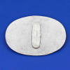 Oval UK Plaque - Linished Aluminium