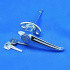 36mm hole centres escutcheon, locking